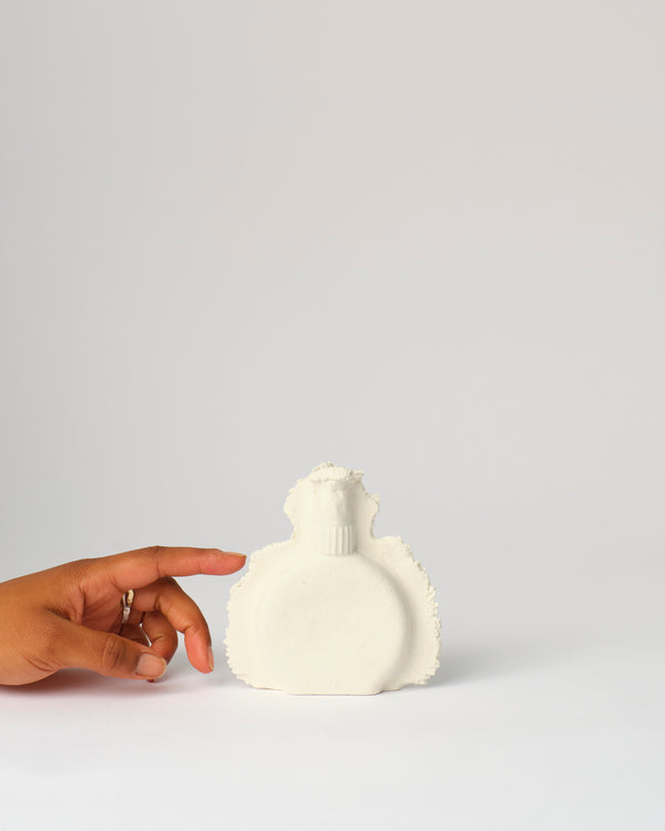 Kristin Burgham — 'Lucky Seven Bottle' in Snow, Sculptural Vessel