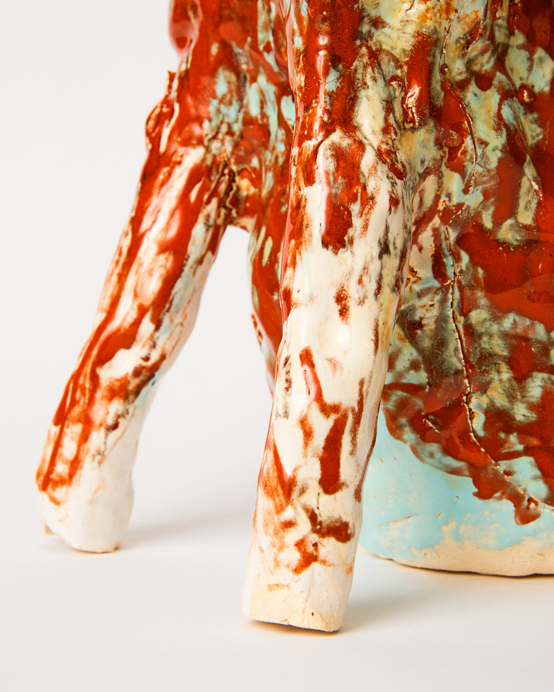 Remy Faint — 'Reincarnation, two-legged' Sculptural Vessel, 2023