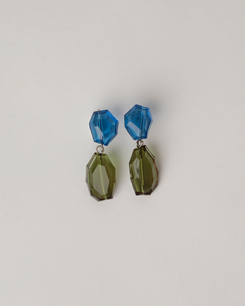 Kath Inglis — 'Rock Stud Windex on Green' Drop Earrings SHOP@Craft