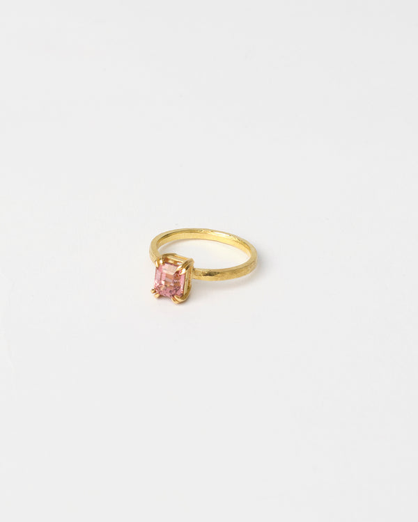Shimara Carlow — Pink Tourmaline Ring in 18k Gold
