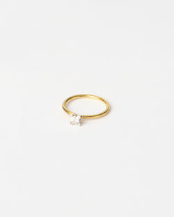 Shimara Carlow — Princess Cut Diamond Ring in 18k Gold