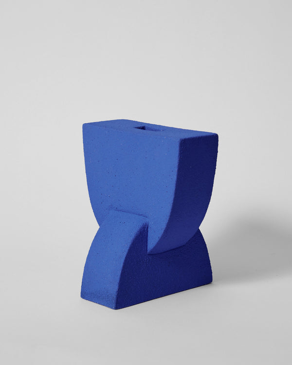 Clae Studio  — 'Lift' Sculptural Vessel in Klein Blue