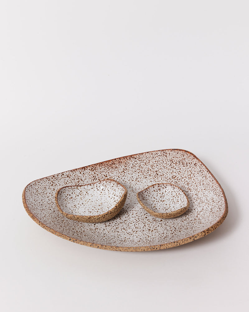 Tracy Muirhead — Small Salt Dish in White Speckle