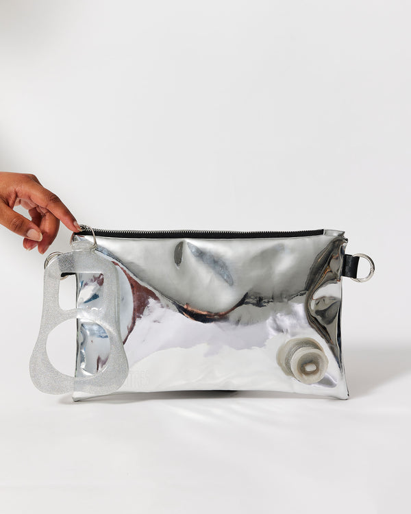_Three Litres x Kate Rohde – 3L Crossbody Bag in Silver Glitter