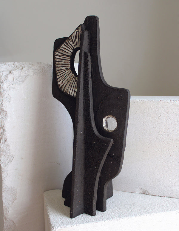 Jan Vogelpoel — 'Sentinel in Black' Sculpture, 2024