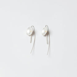 Shimara Carlow— Daisy Earrings on Long Sterling Silver Hooks