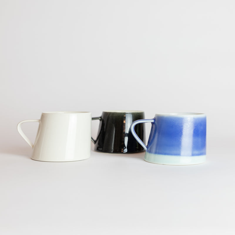 Christopher Plumridge  — 'Fast +' Mug in White Gloss