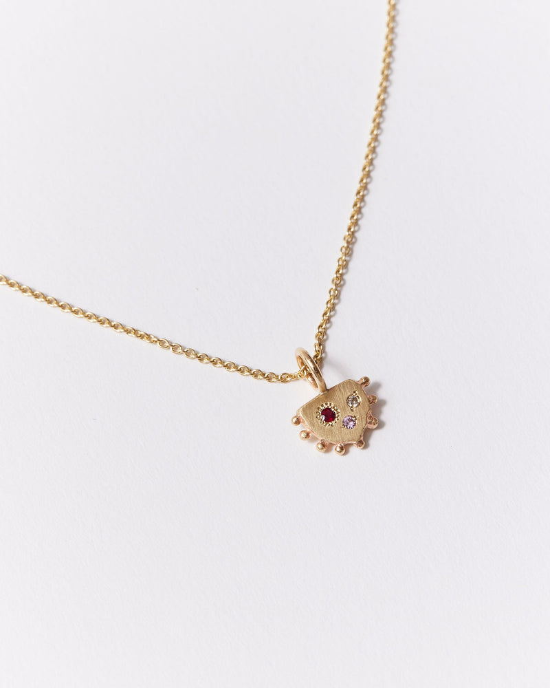 Daria Fox —  'Aurora Charm' Necklace in 9ct Yellow Gold