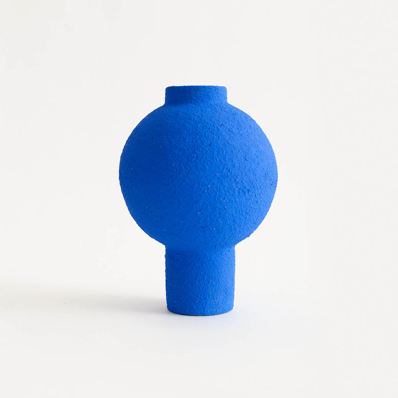 Clae Studio  — 'Moon' Sculptural Vessel in Klein Blue