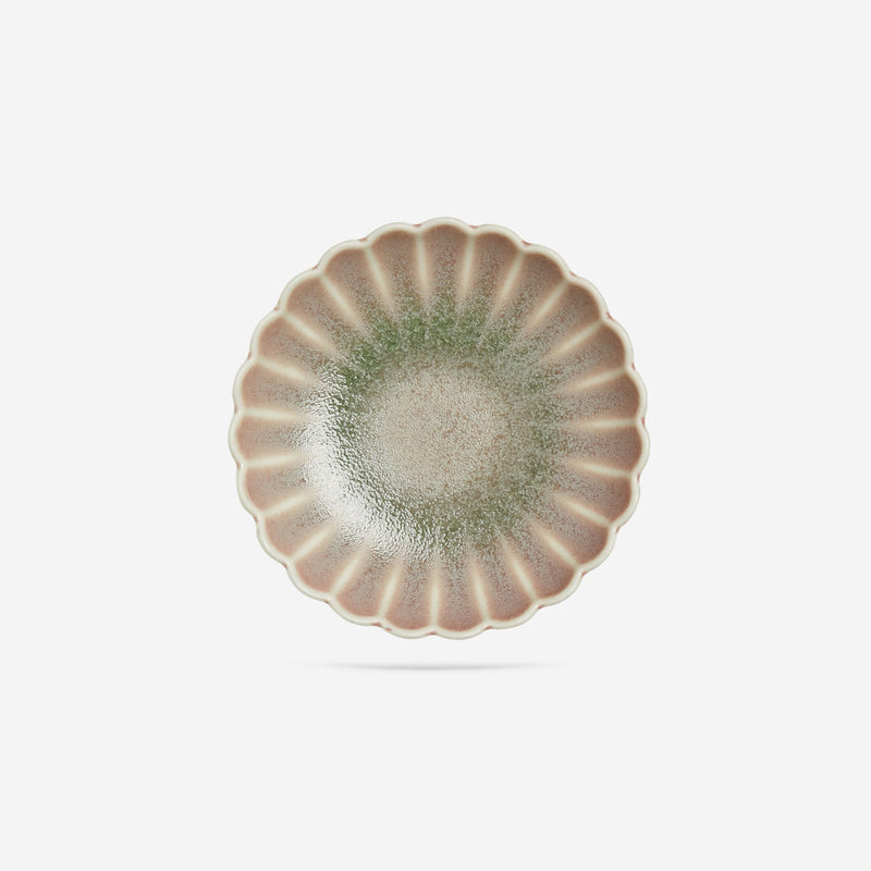 House Editions – Petal Plate (Size Garnish) in Peach Bloom