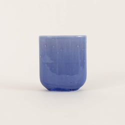 Ryan L Foote — Crystalline Glaze Oval Cup in Sapphire