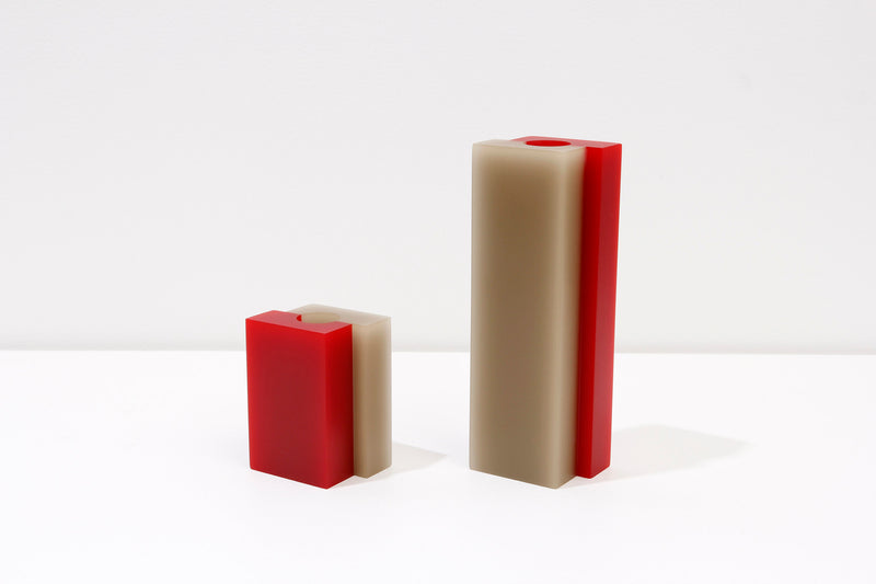 Dean Toepfer — Vase Versa Stem Vase in Red Taupe