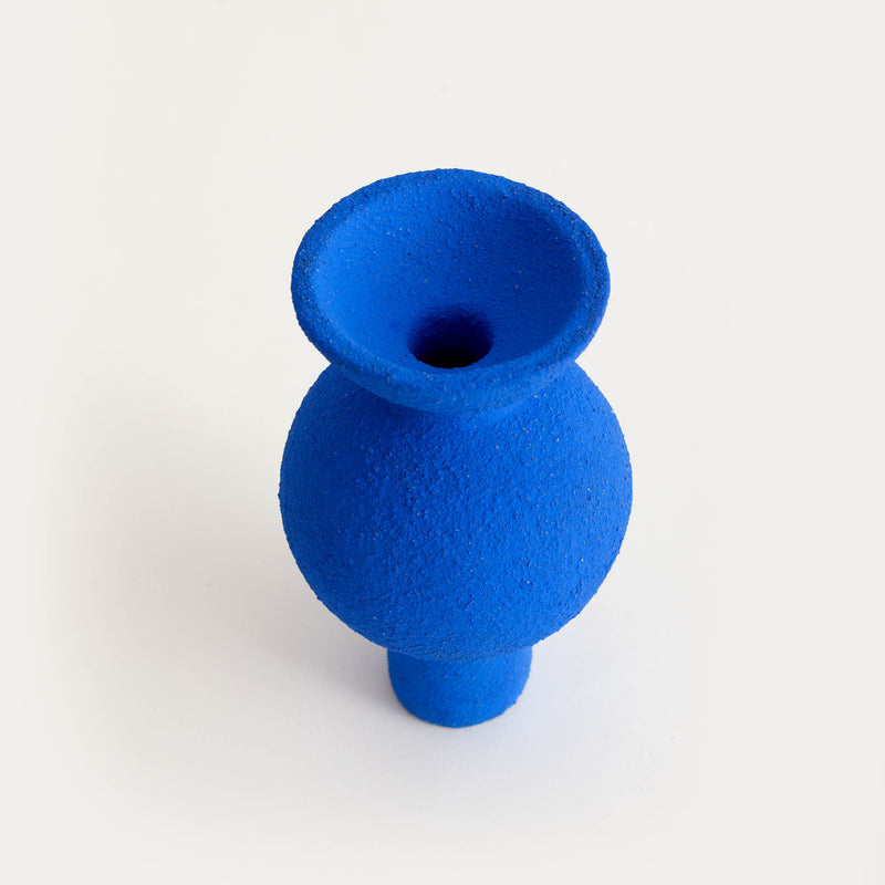 Clae Studio  — 'Heirloom' Sculptural Vessel in Klein Blue