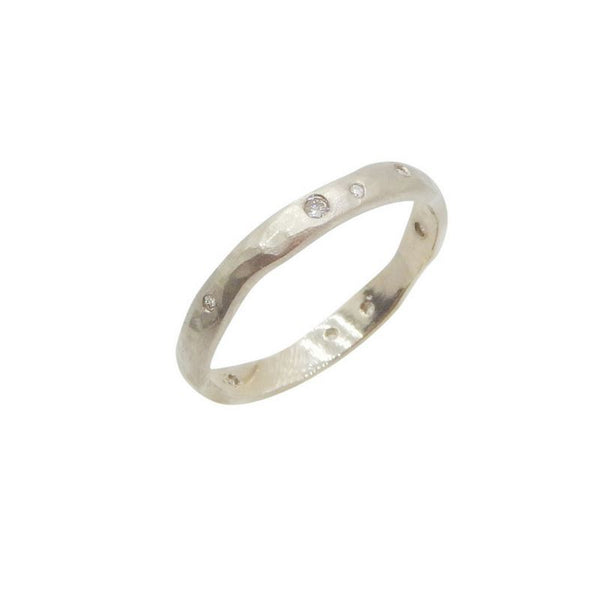 Tae Schmeisser — White Gold and Diamond Radiance Ring - Australian made Jewellery 