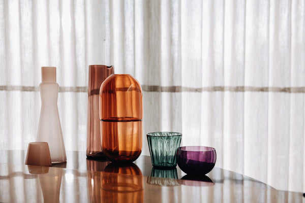 YEEND — 'Sugarpill' Vase in Moss Green Glass YEEND | Craft
