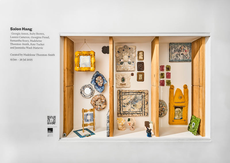 Madeleine Thornton-Smith — 'Portuguese blue and white frame' Ceramic Artwork (2024)