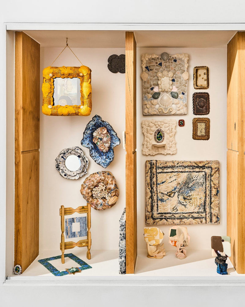 Georgina Proud — 'Saprophytic Mirror' Ceramic Mirror (2025)