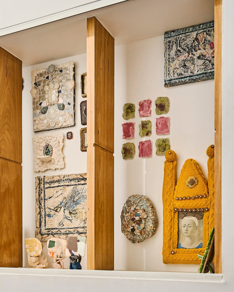 Georgia Anson — 'Fungus Portal 1' Ceramic Wall Sculpture (2025)