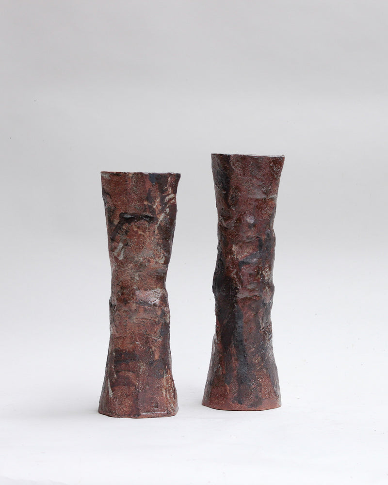 Rachelle Austen – 'Forma Naturalis Vas Triangulas, Herba Silva' Vase