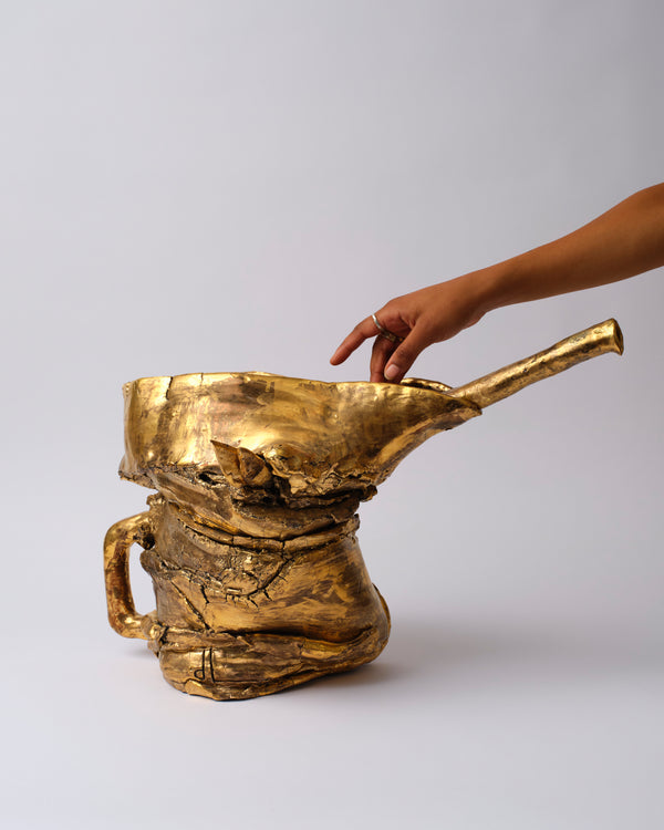 Daniel Leone — 'Covered in Gold' Sculpture, 2024