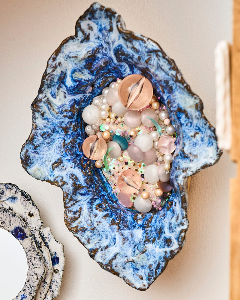 Georgia Anson — 'Nature Orfrenda Bloom' Ceramic Wall Sculpture (2025)