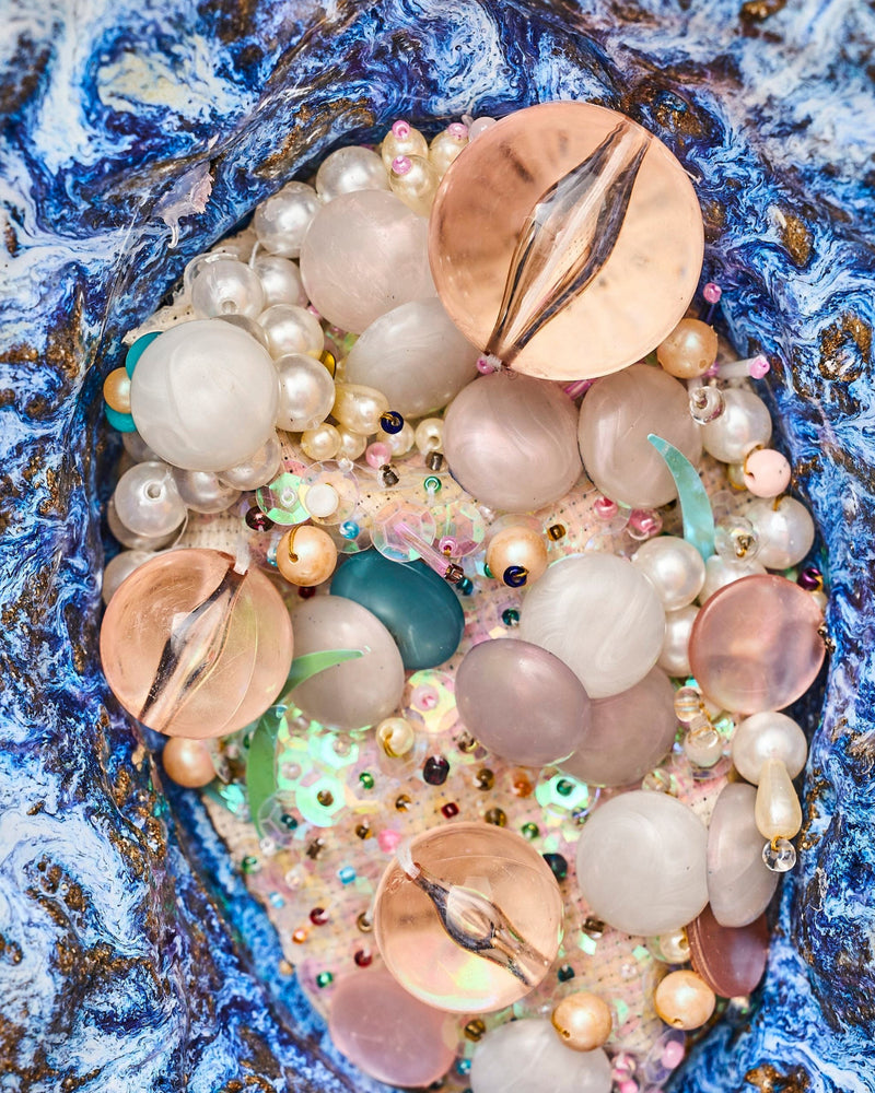 Georgia Anson — 'Nature Orfrenda Bloom' Ceramic Wall Sculpture (2025)
