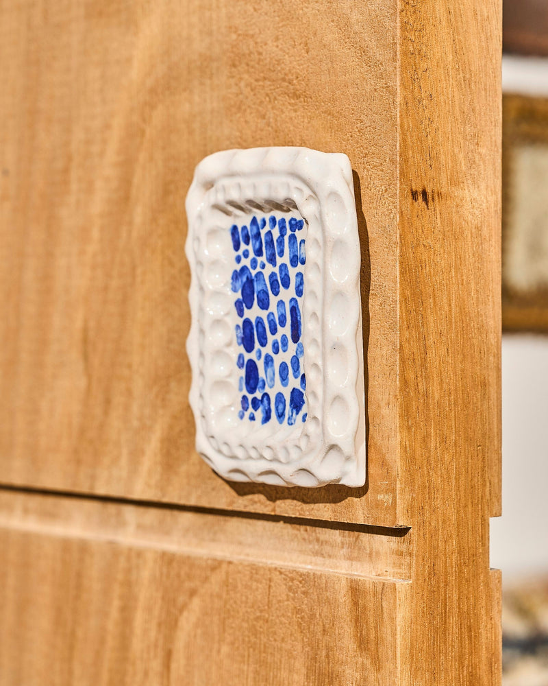 Madeleine Thornton-Smith — 'Portuguese blue and white frame' Ceramic Artwork (2024)