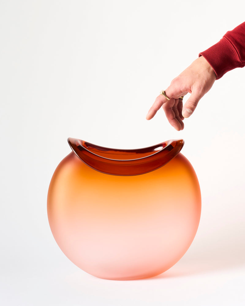 Ruth Allen — 'Luscious Lip' Vase in Red