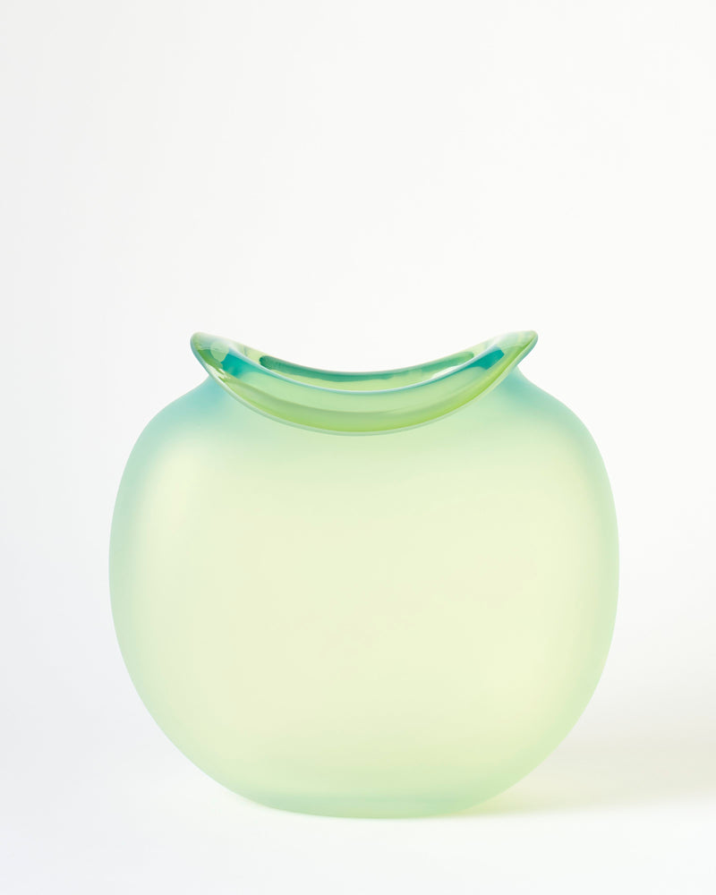 Ruth Allen — 'Luscious Lip' Vase in Green