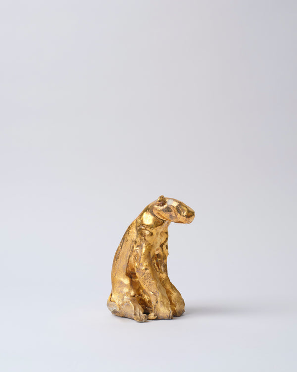 James Lemon — 'Gold Dog' Sculpture, 2024 - ON HOLD