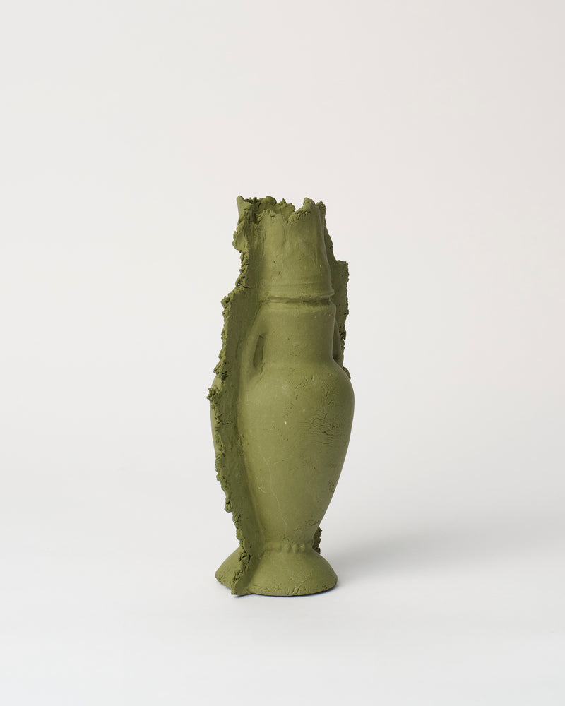 Kristin Burgham — 'Amphora' in Fern, Sculptural Vessel