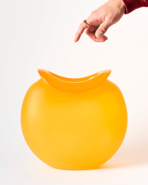 Ruth Allen — 'Luscious Lip' Vase in Orange