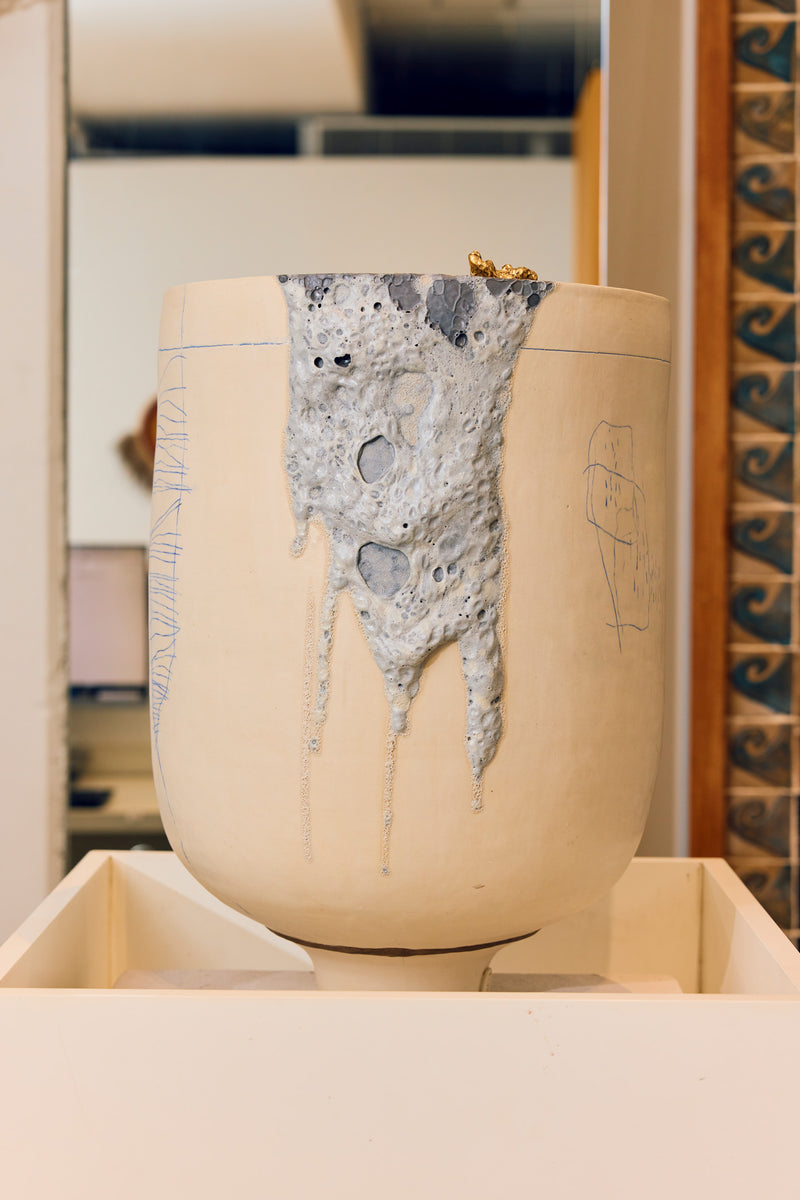 Steph Wallace — 'Unseen Landscape #1' Sculptural Vessel, 2025 — Second Prize