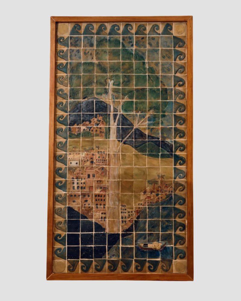 Raphy  —  'A Home Among the Gum Trees in Catania, Sicily', Mosaic, 2024