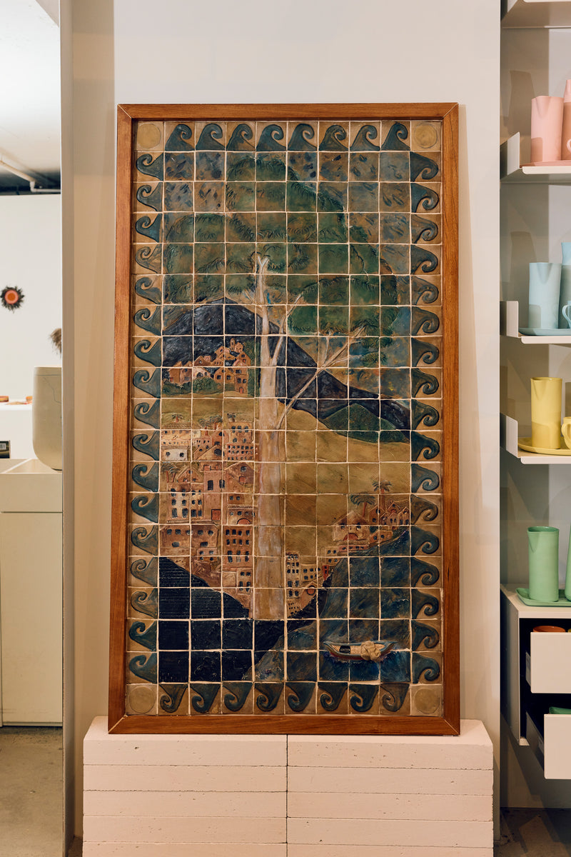 Raphy  —  'A Home Among the Gum Trees in Catania, Sicily', Mosaic, 2024