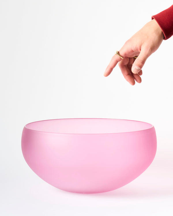 Ruth Allen — Large Punch Bowl in Pink