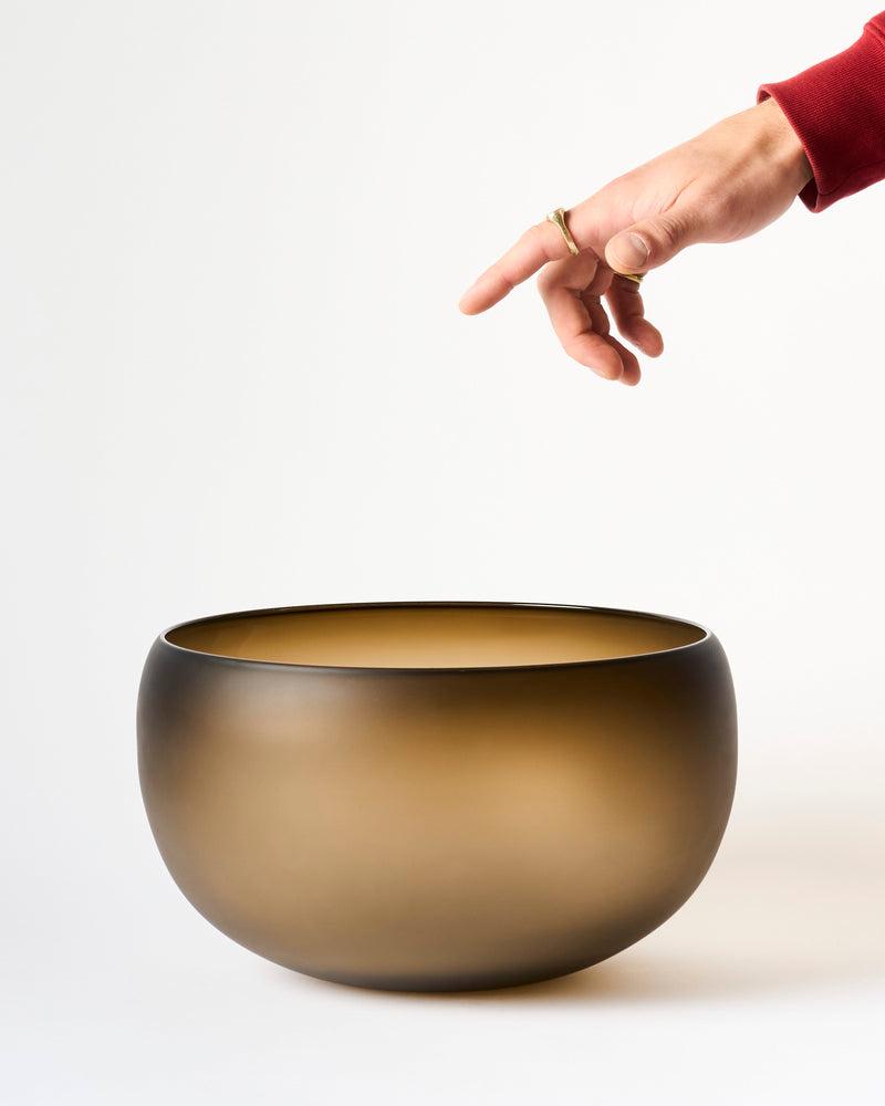 Ruth Allen — Large Punch Bowl in Olive