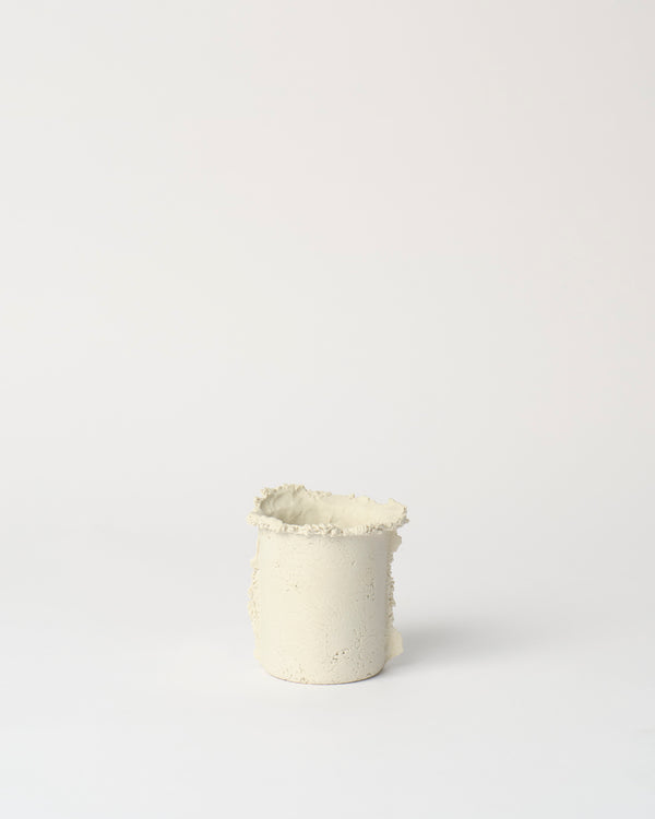 Kristin Burgham — 'Small Cylinder' in Pale Grey, Sculptural Vessel