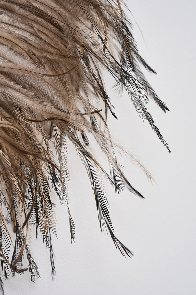 Aunty Patsy Doolan — 'Large Woven Mat with Feathers', (2025)
