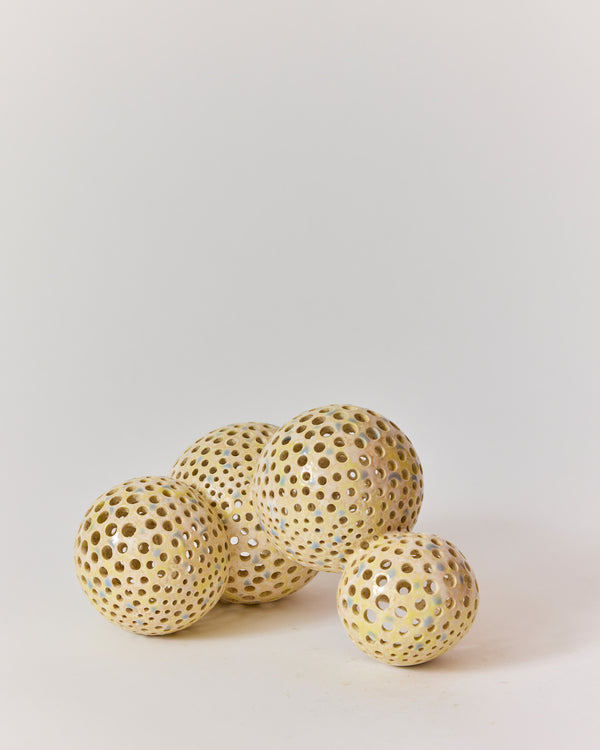 Keiko Sato – 'The Porous', Sculpture in Orange, 2024
