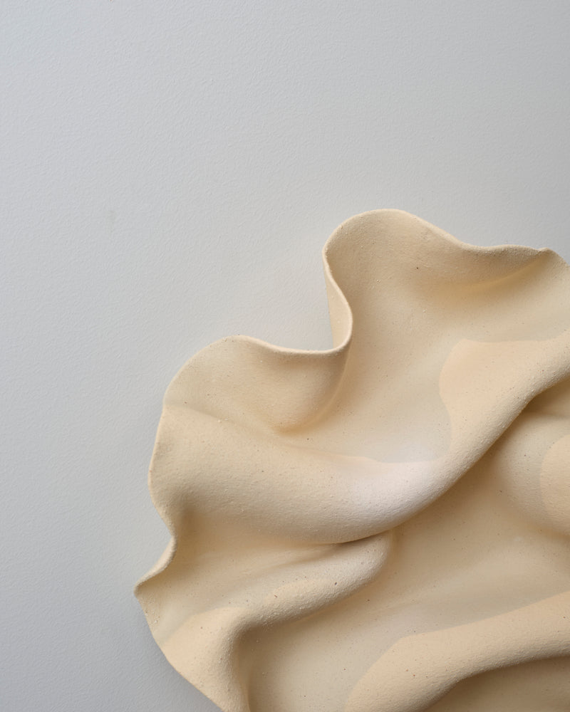 Jessica Sellinger— 'Wave' in Butter, Wall Hanging