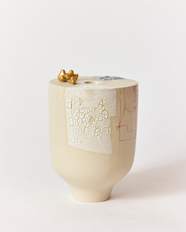 Steph Wallace — 'Unseen Landscape #2' Sculptural Vessel, 2025 — Second Prize