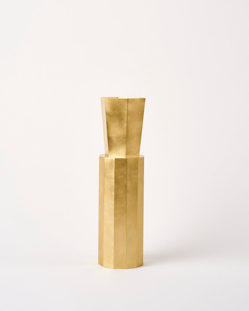 Kenny Yong-soo Son – 'Water Tower IX' Vase in Brass