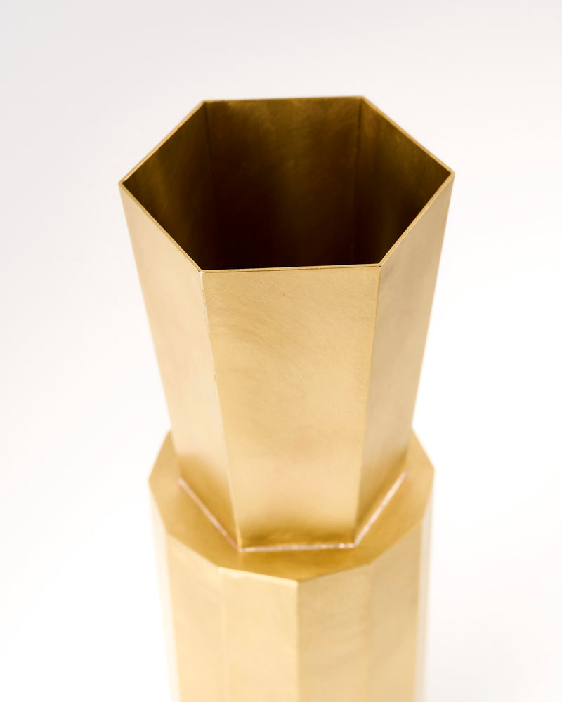 Kenny Yong-soo Son – 'Water Tower IX' Vase in Brass