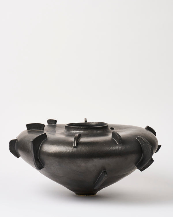 Astrid Salomon – 'Wide Finned Vase', Sculptural Vessel