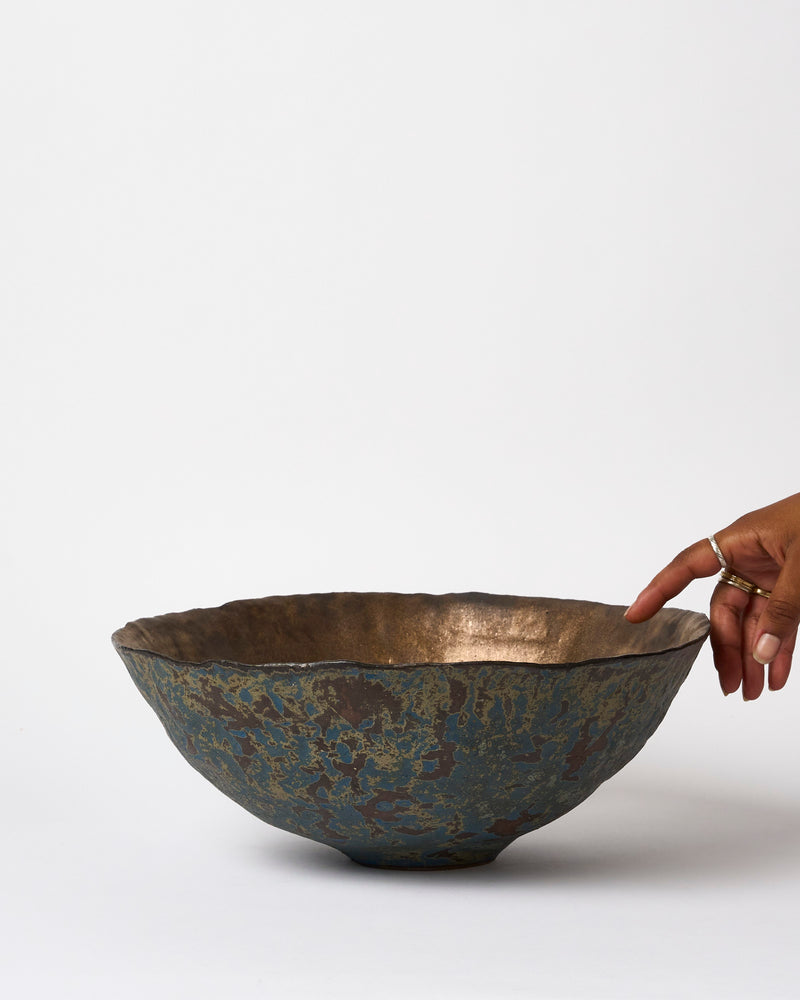 Em Frank — 'Patina Gold Bowl', 2024