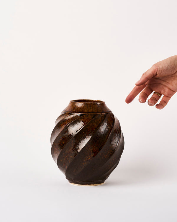 Terunobu Hirata — Faceted Ame Moon Vase