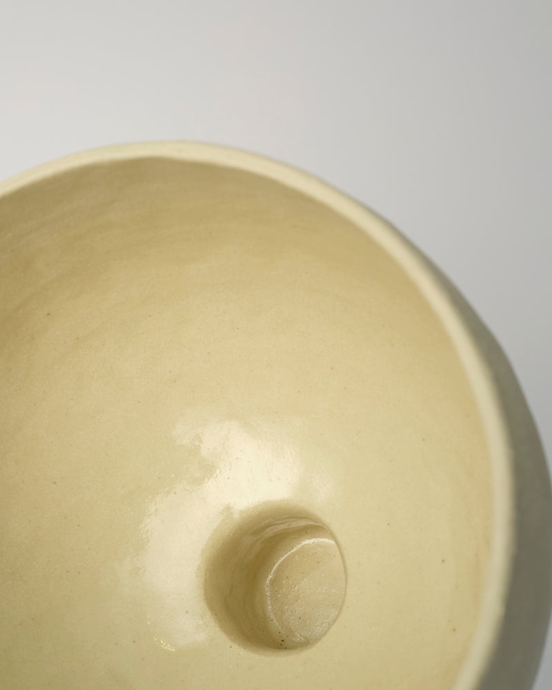 Simone Karras — Vessel in Raku Clear Glaze