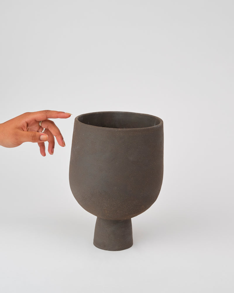 Simone Karras — Mini Black Tall Vessel, 2024