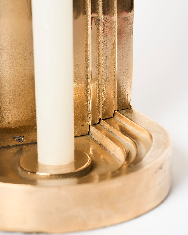 Juan Castro —  'Sacrosanto' Candle Holder in Gunmetal